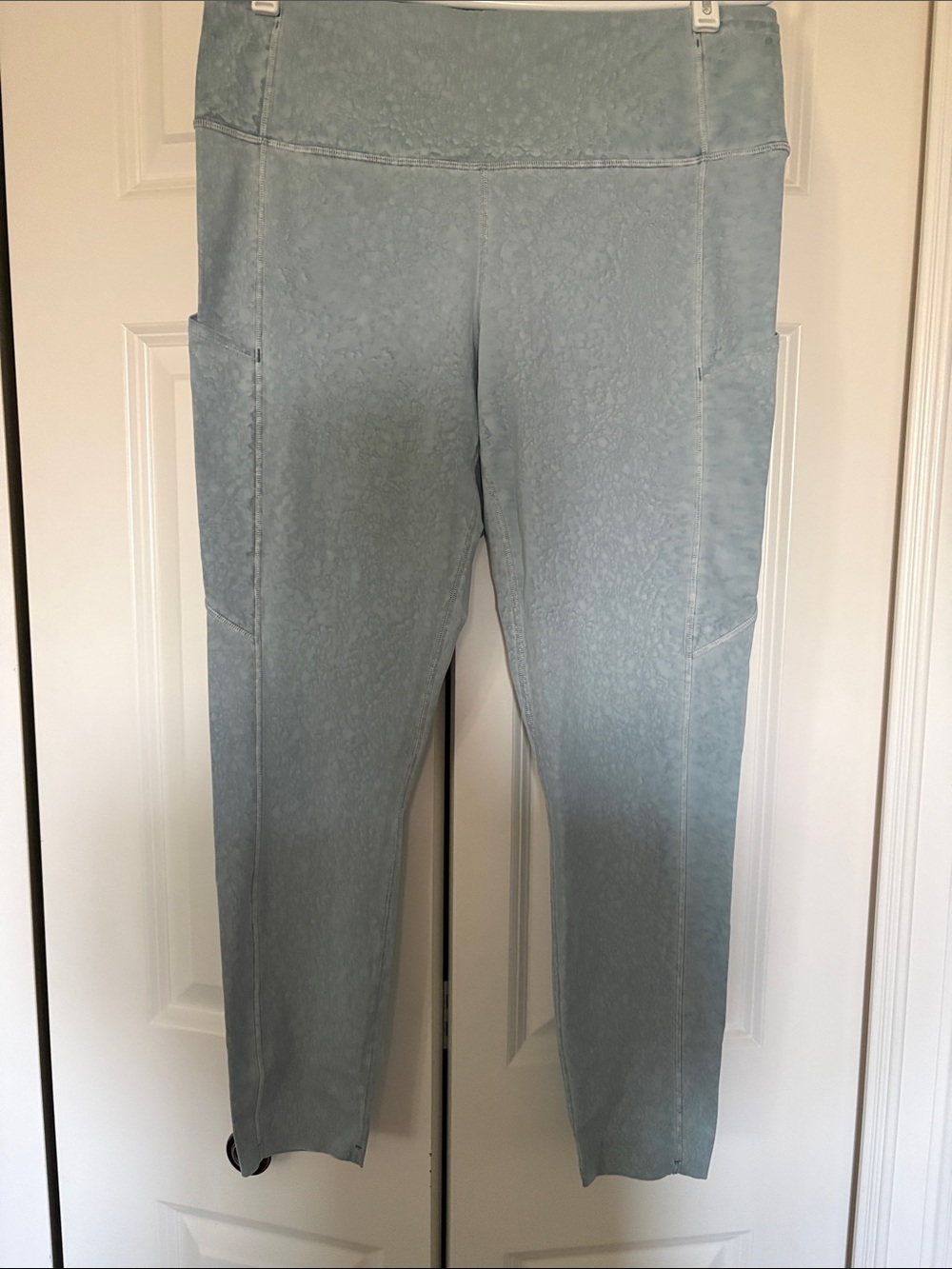 lululemon athletica Light Blue Leggings with Side Pockets